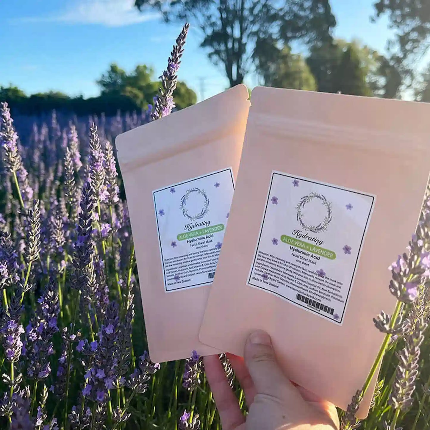 Lavender & Aloe Vera Hyaluronic Acid Mask – Hydrating & Soothing Skincare