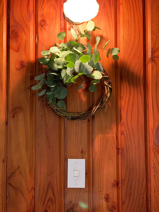 건조 유칼립투스 화환 (S) 스타일 2 주문 제작