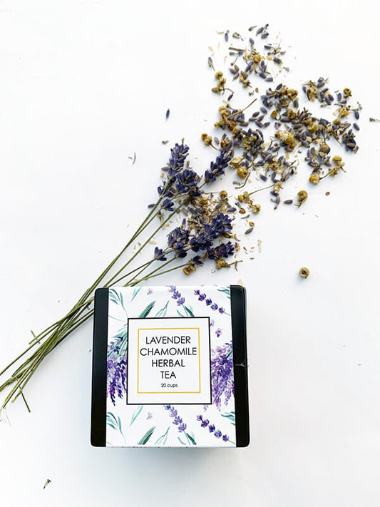 Lavender & Chamomile Herbal Tea - Loose Leaf from New Zealand lavender farm