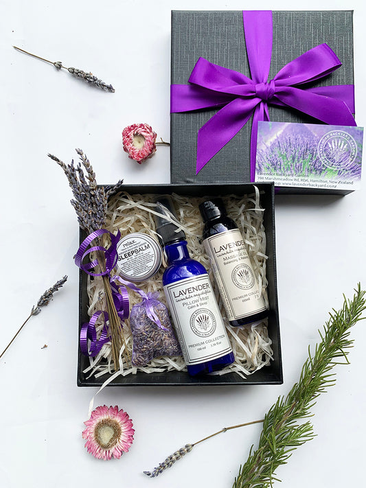 Sleep Remedies Lavender Gift Box, New Zealand Lavender Herb Farm