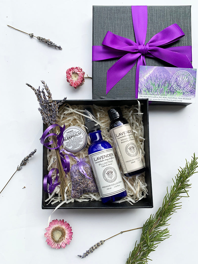 Sleep Remedies Lavender Gift Box, New Zealand Lavender Herb Farm