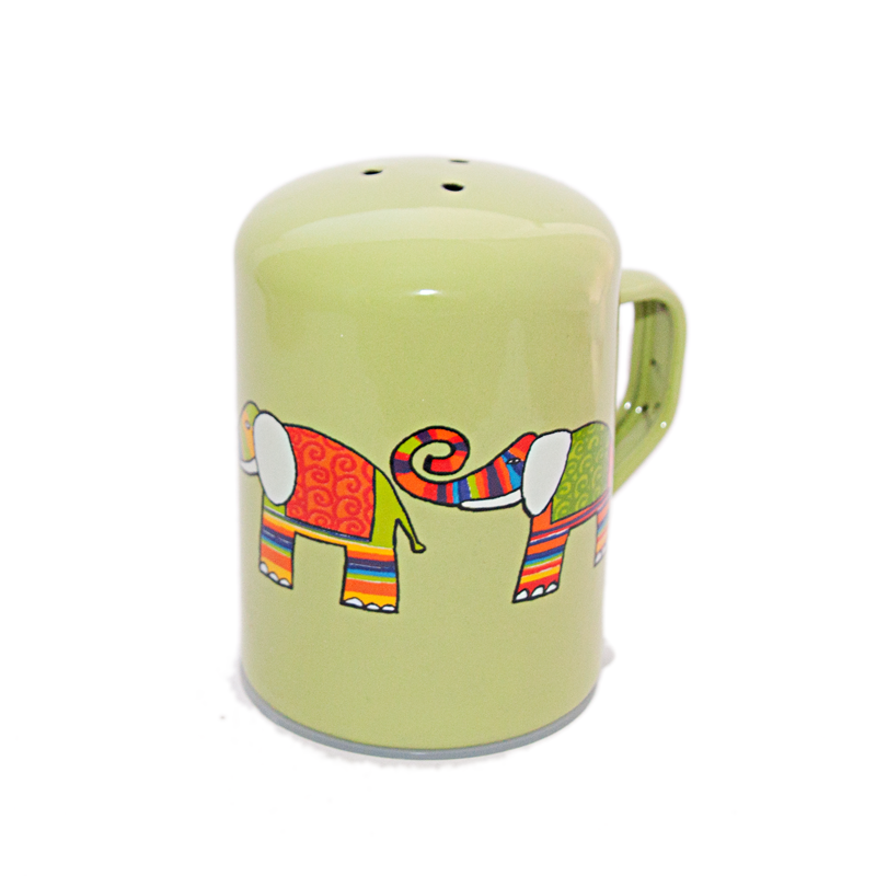 에나멜 소금통 - 코끼리
