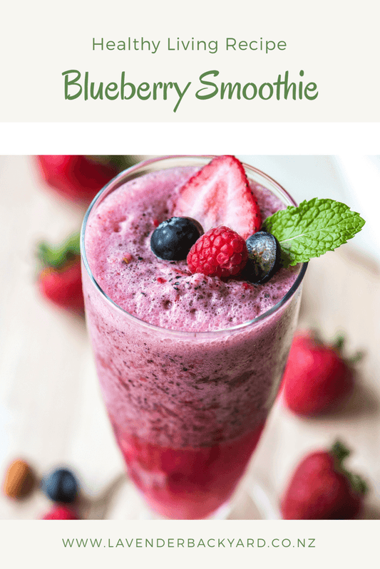 Healthy Living | Yummy Blueberry Smoothie Recipe