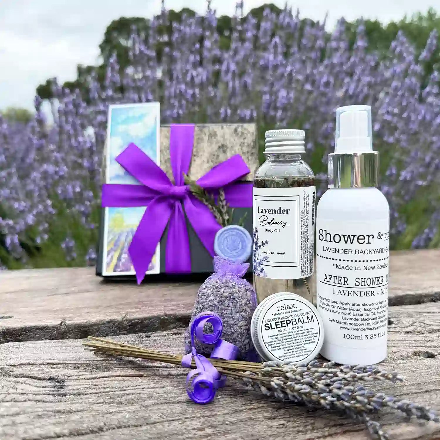 lavender plant gift Xmas Present Ideas: Lavender After-Shower Gift
