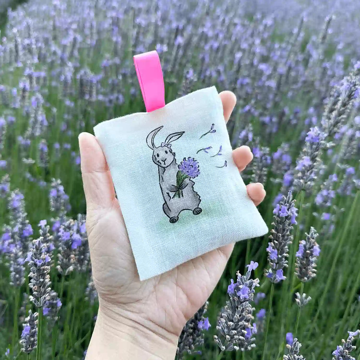 Lavender Nz Rabbit Wardrobe Scented Sachets | Fresh Lavender Aroma from NZ Farm – Lavender ...