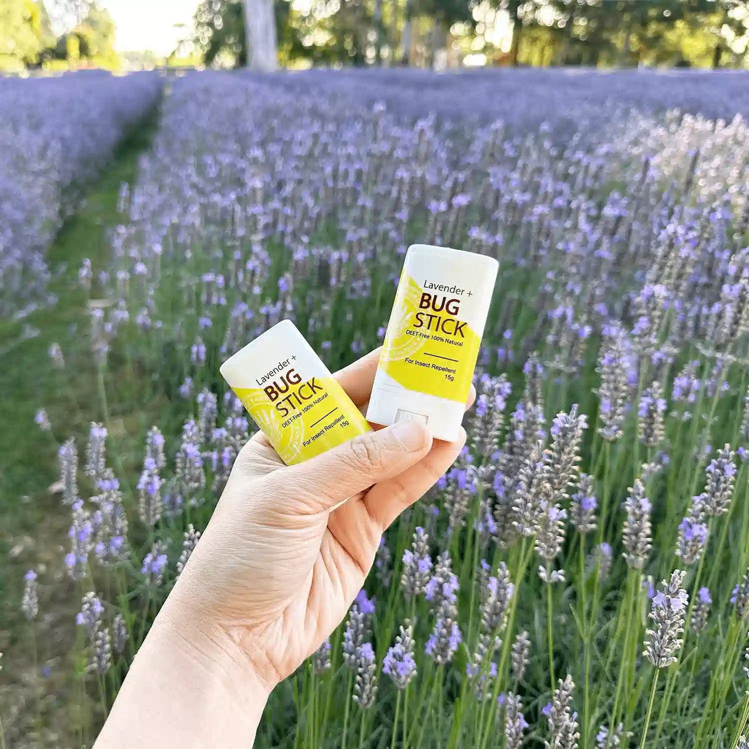 lavender plant bug repellent Lavender Bug Off Balm – No DEET
