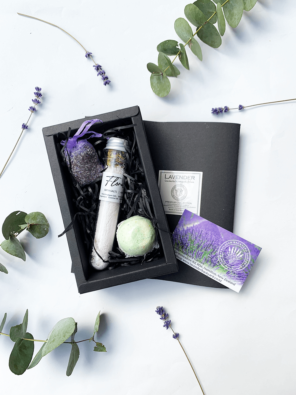 Amazing Bath & Spa Gift Set, New Zealand Lavender Herb Farm