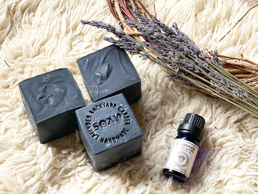 Lavender & Charcoal Essential Oil Soap