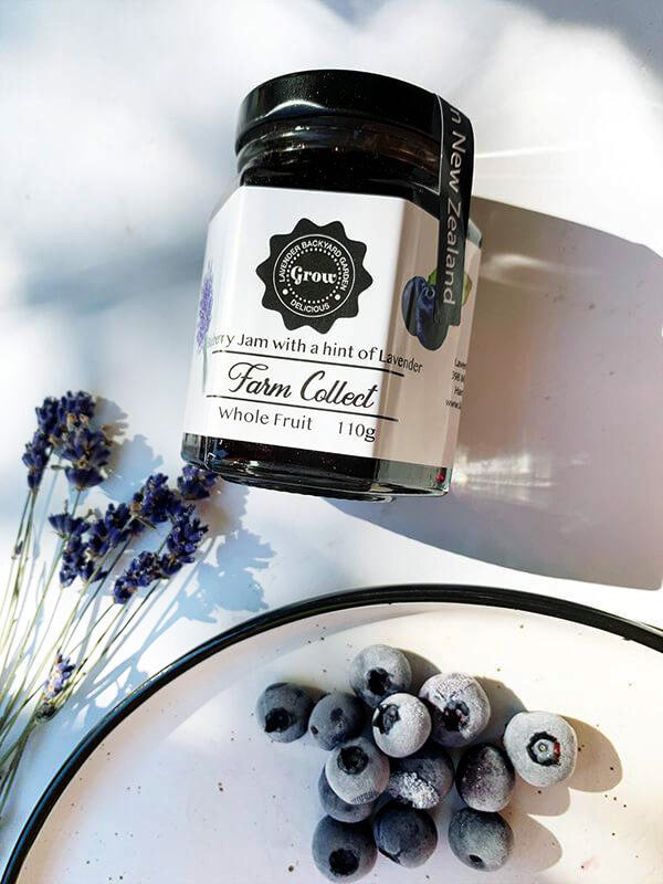 Blueberry Jam with a hint of Lavender, New Zealand Blueberry and Lavender Farm