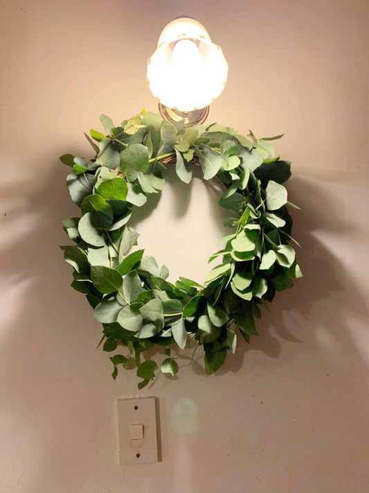 Dried Eucalyptus Wreath (L) Made to Order