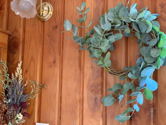 Dried Eucalyptus Wreath (M) Made to Order