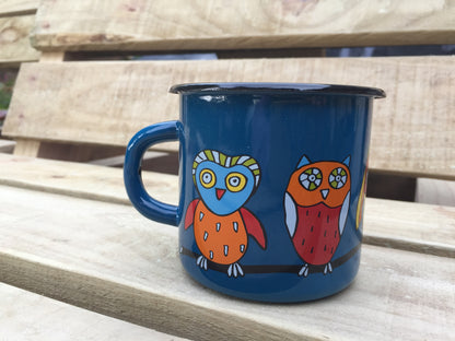 Regular Enamel Mug - Owl