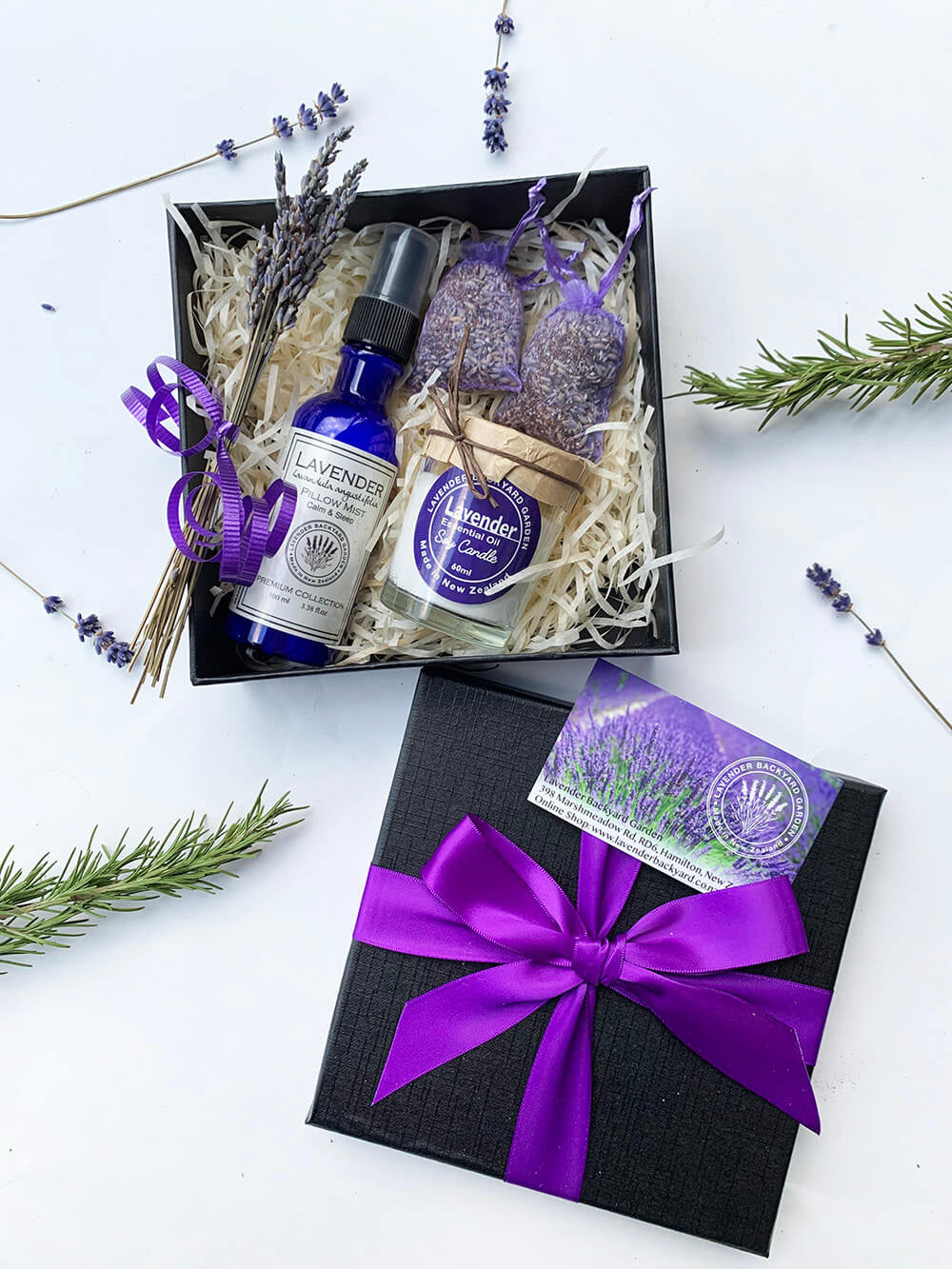 Merry Christmas! Lavender Relaxation Gift Box, Lavender Backyard Garden NZ
