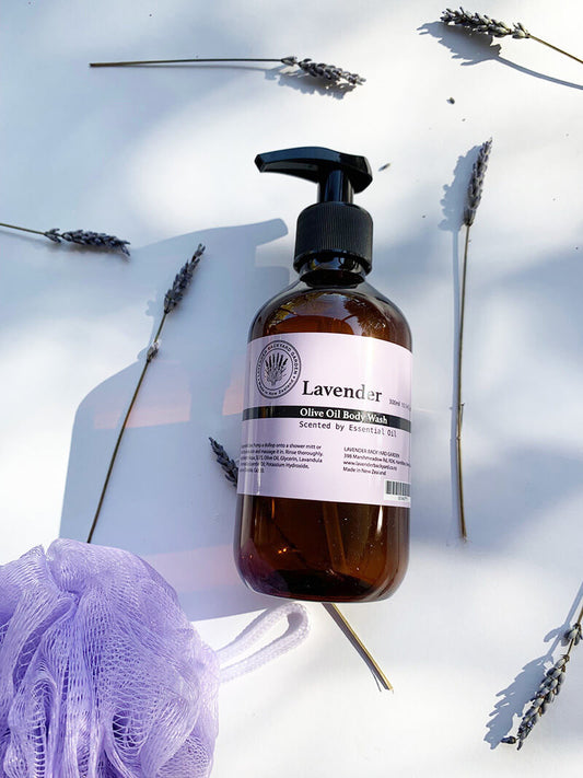 Therapy Lavender Body Wash Shower Gel, New Zealand Lavender Herb Farm