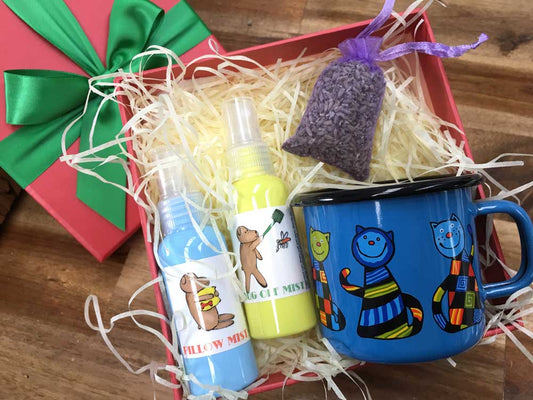Very Cute Christmas Gift Box for Toddler, New Zealand Herb Farm, Lavender Backyard Garden