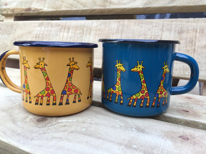 Regular Enamel Mug - Giraffe